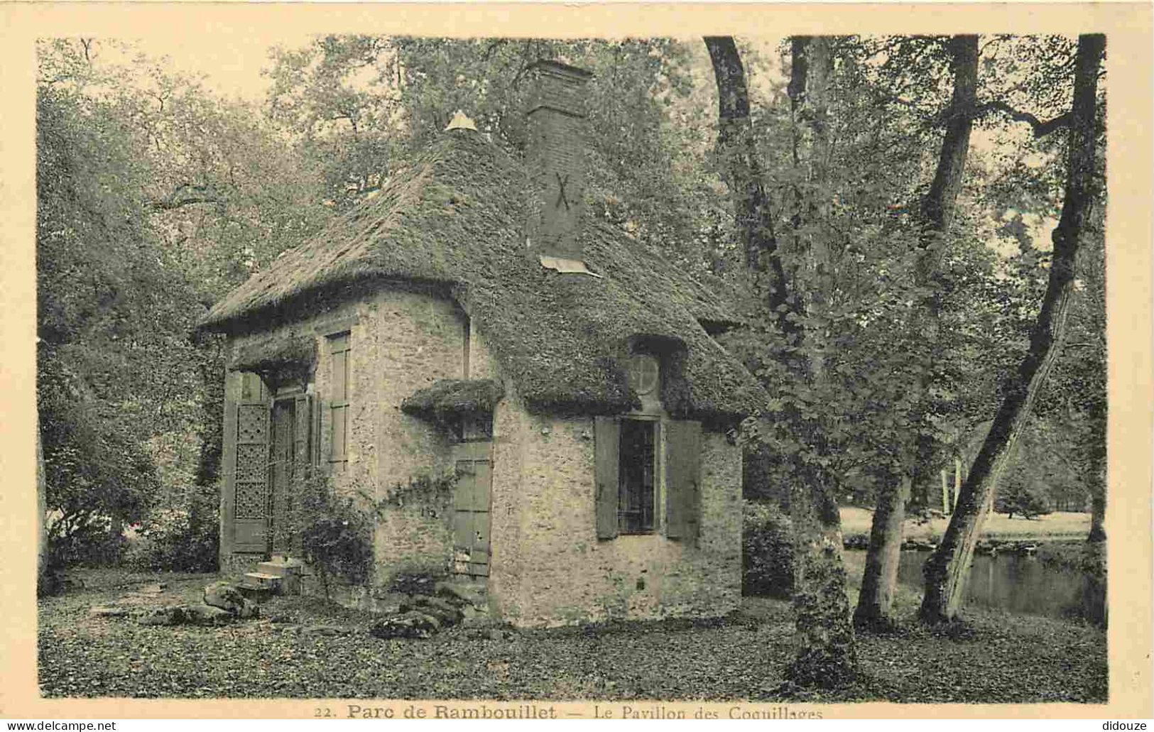 78 - Rambouillet - Le Parc - Le Pavillon Des Coquillages - CPA - Etat Carte Provenant D'un Carnet - Voir Scans Recto-Ver - Rambouillet