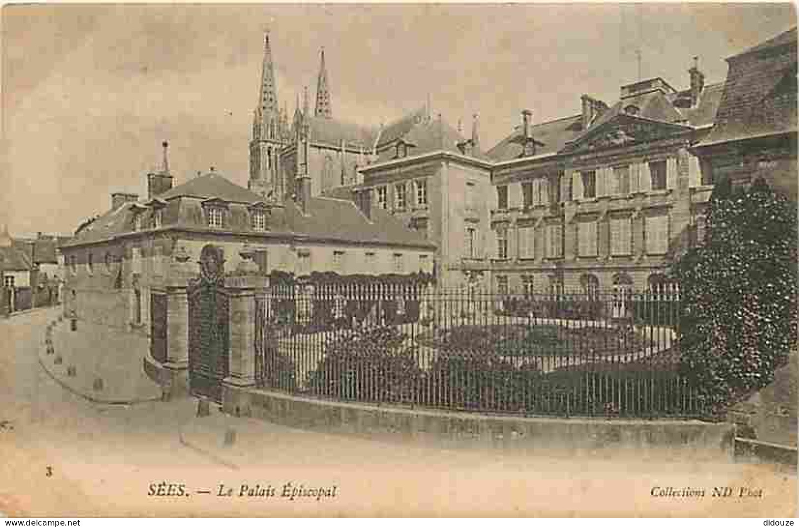 61 - Sées - Le Palais Épiscopal - Oblitération Ronde De 1904 - CPA - Voir Scans Recto-Verso - Sees