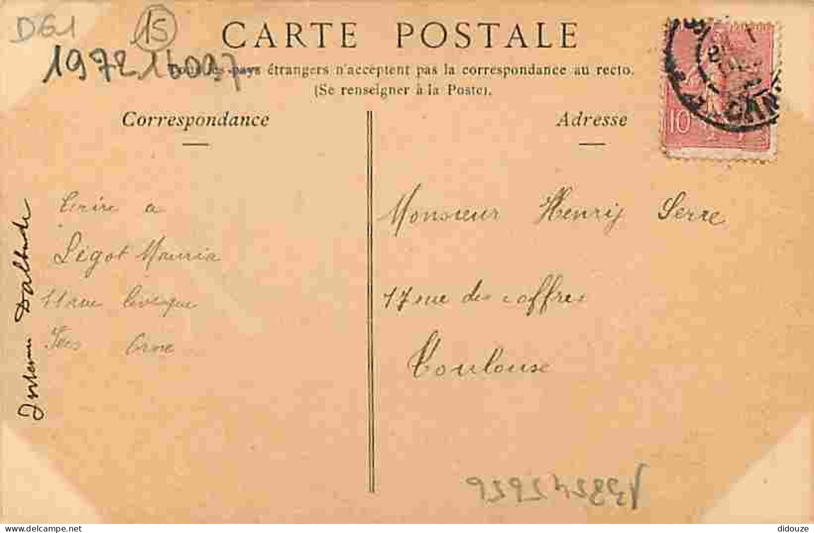 61 - Sées - Le Palais Épiscopal - Oblitération Ronde De 1904 - CPA - Voir Scans Recto-Verso - Sees