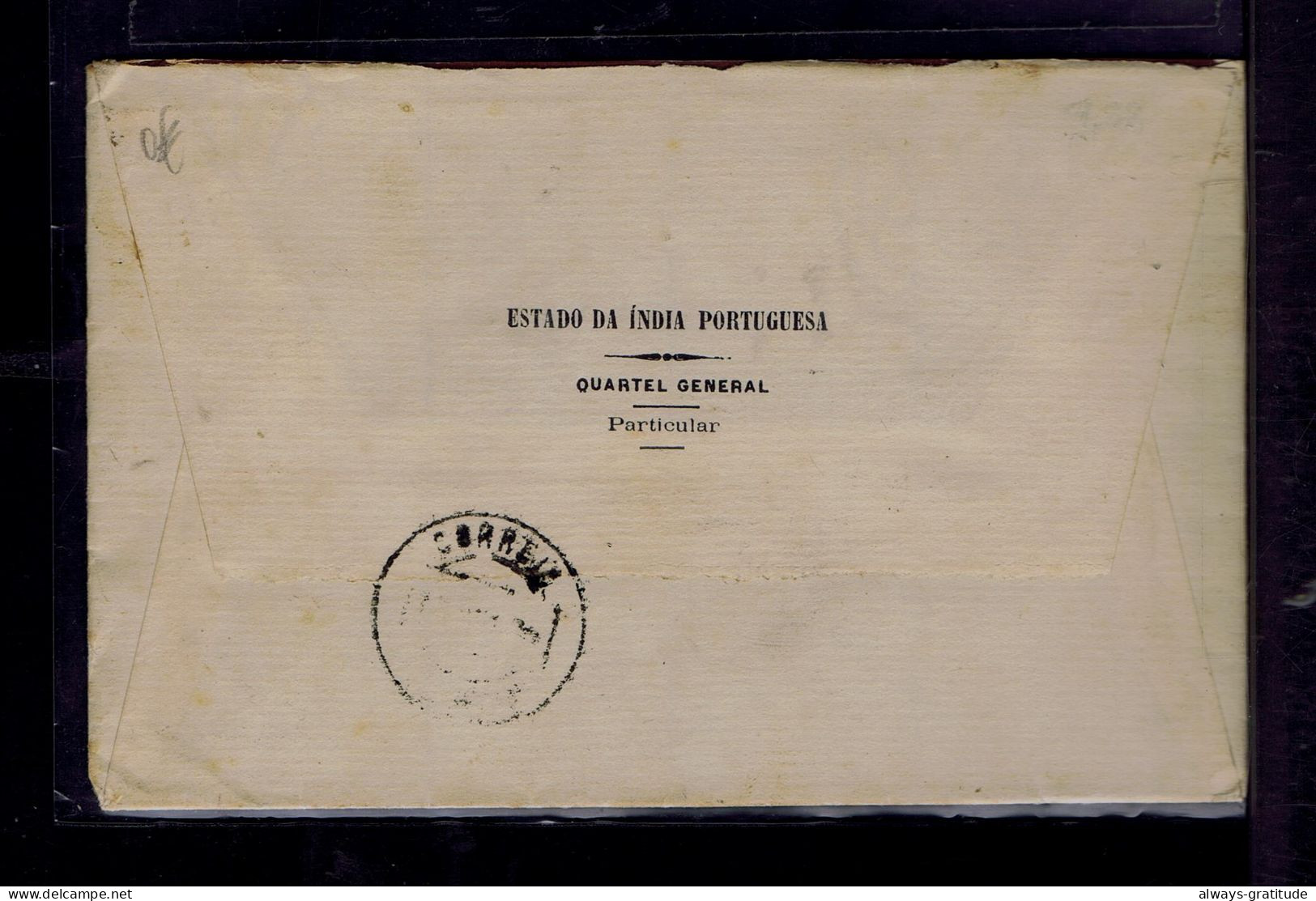 #88709 ESTADO DA INDIA  Used Portugal Cover CERES Mailed NOVA GOA »Bicholim - Portuguese India