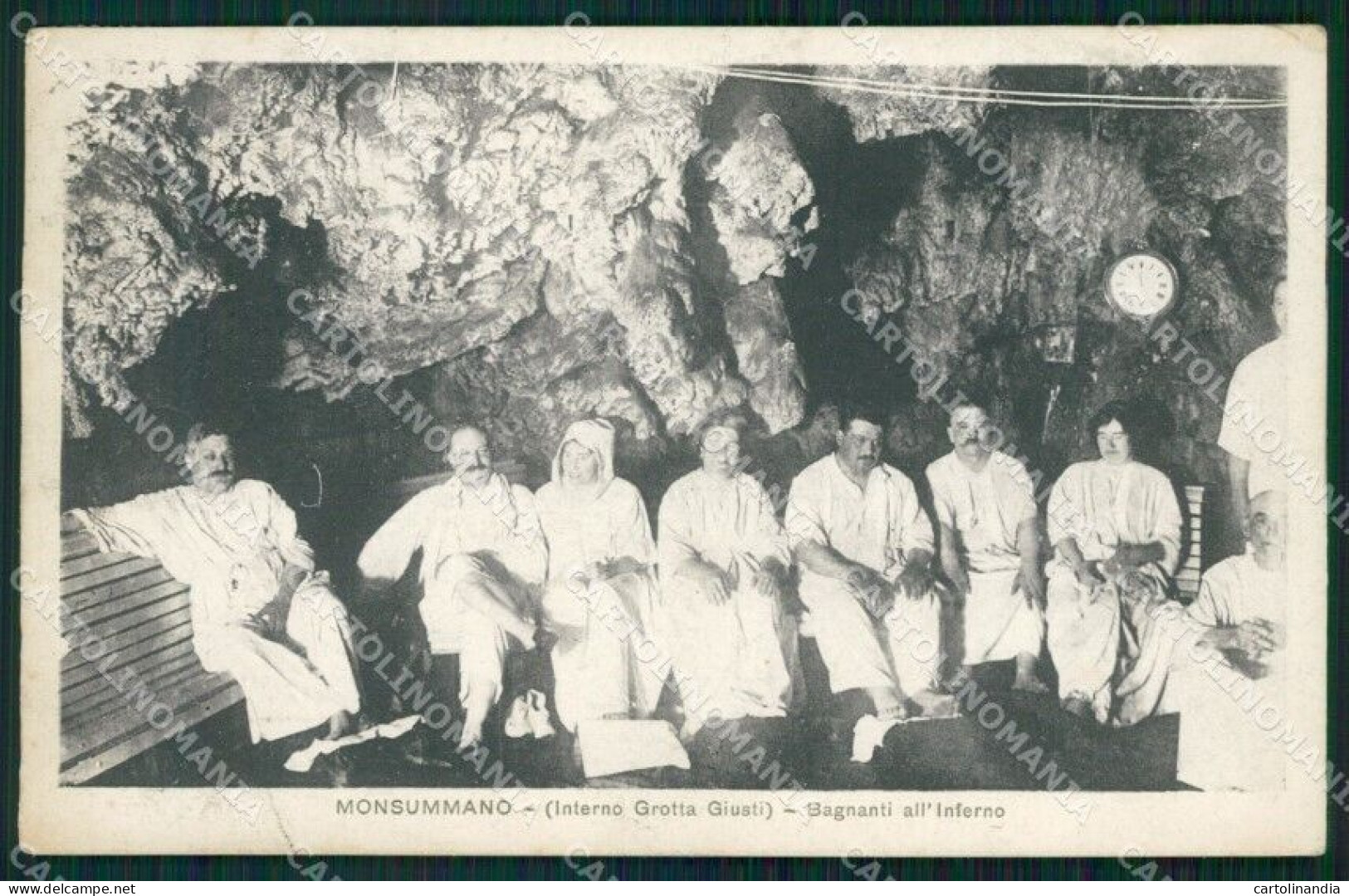 Pistoia Monsummano Terme Grotta Giusti Cartolina WX1270 - Pistoia