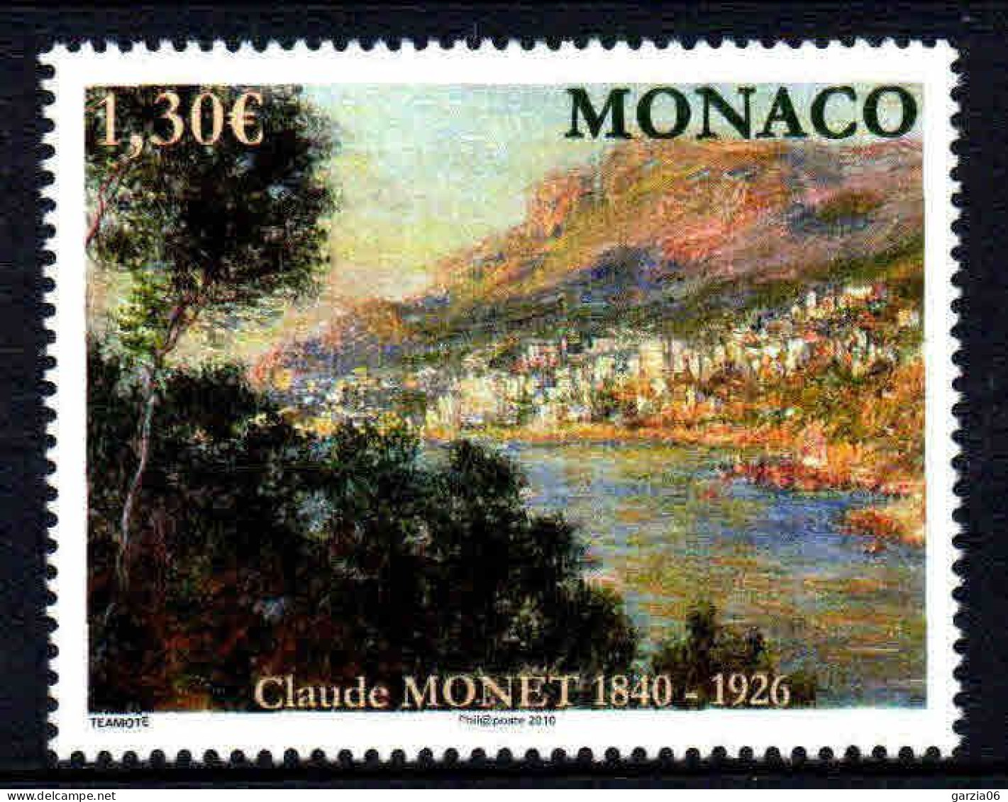 Monaco - 2009   - Claude Monet  -  N° 2716   - Neuf ** - MNH - Nuevos