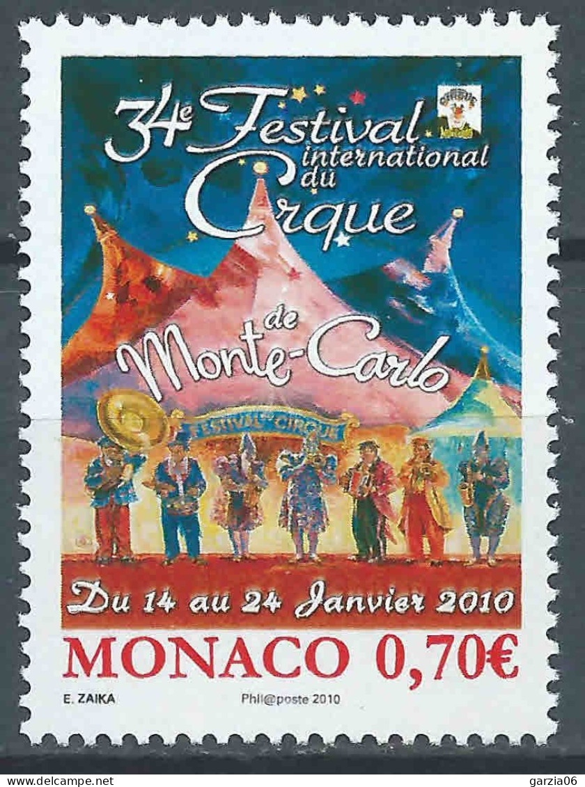 Monaco - 2009   - Festival Du Cirque  -  N° 2717   - Neuf ** - MNH - Nuevos
