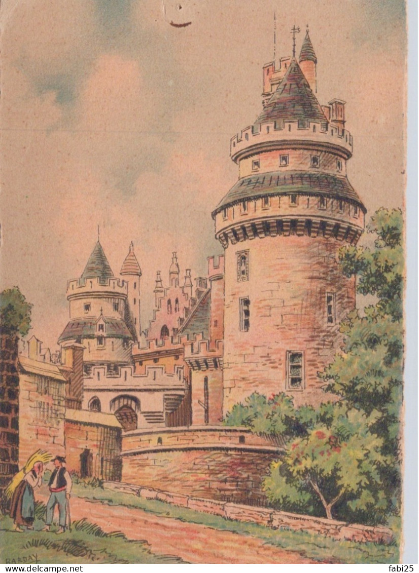 ILLUSTRATEUR BARDAY PIERREFONDS LE CHATEAU - Barday