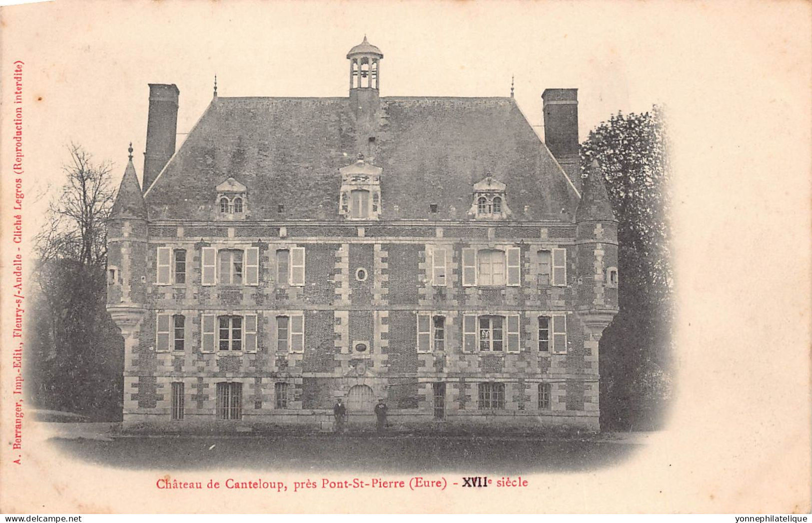 27 - EURE - Canton de FLEURY-SUR-ANDELLE - LOT de 16 CPA - château - LOT 27-45G