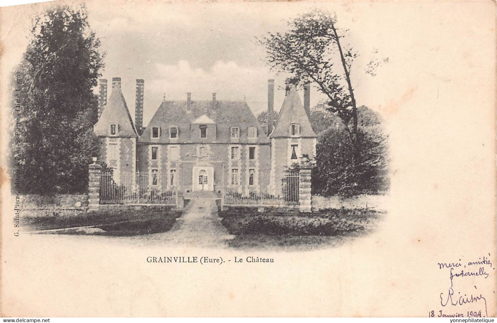 27 - EURE - Canton de FLEURY-SUR-ANDELLE - LOT de 16 CPA - château - LOT 27-45G