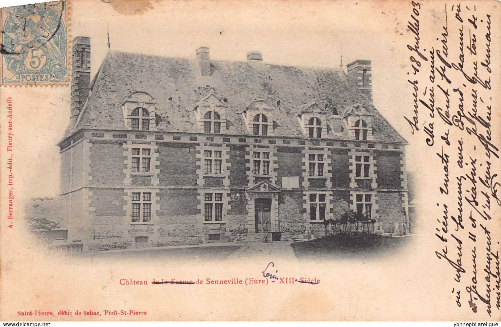 27 - EURE - Canton de FLEURY-SUR-ANDELLE - LOT de 16 CPA - château - LOT 27-45G