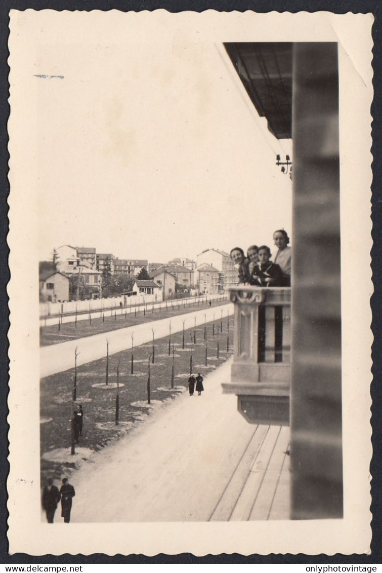 Italia Luogo Da Identificare Scorcio Panoramico 1950 Fotografia Epoca - Orte