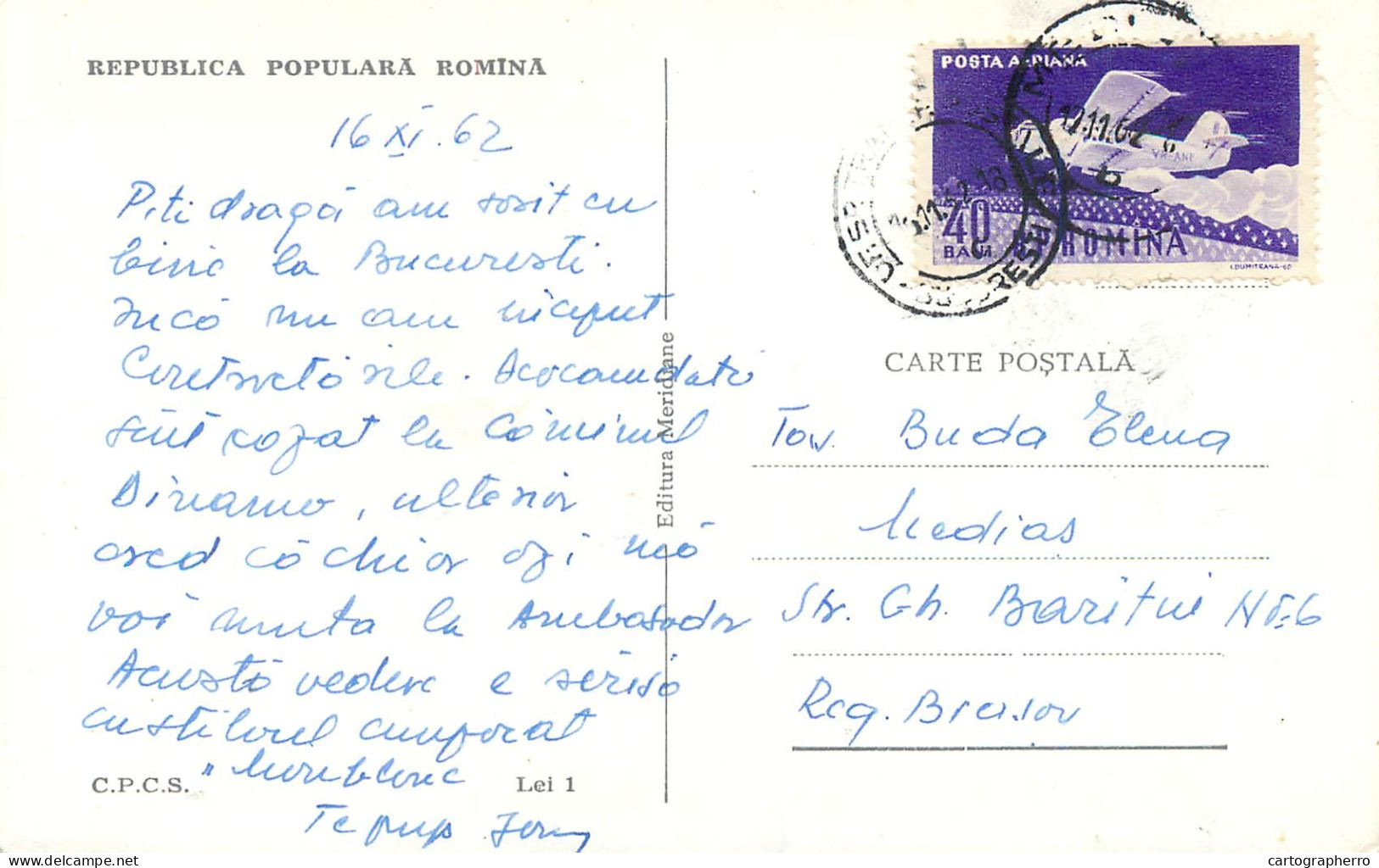 Postcard Romania Bucuresti Piata Republicii - Romania