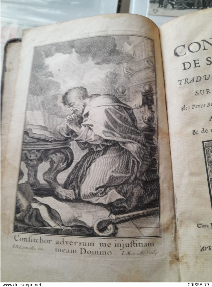 Les Confessions De S. Augustin 1686 Chez Coignard - Bis 1700