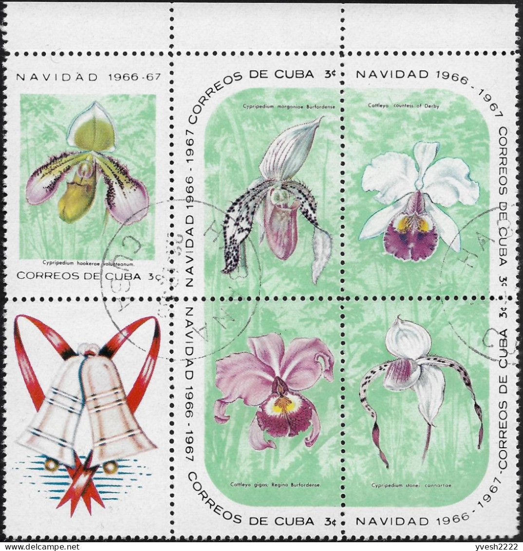Cuba 1966 Y&T 1060 à 1074. Noël, Orchidées - Orchidées