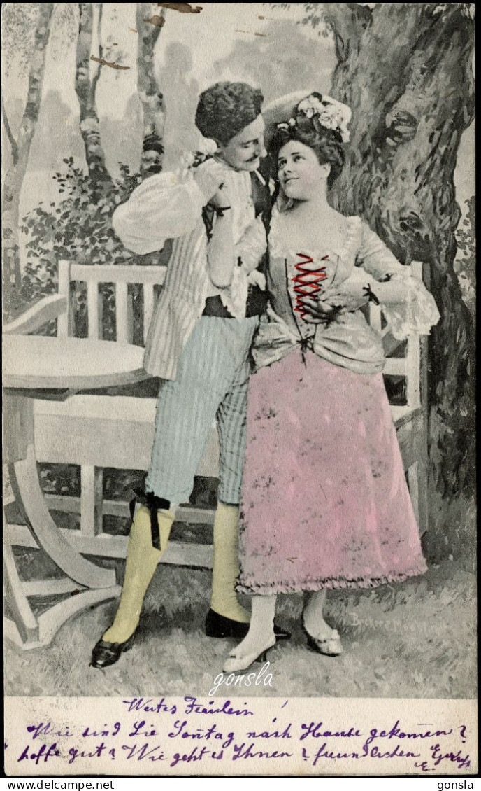 COUPLE 1903 "Danse Costumes" Scène De Vie - Danses