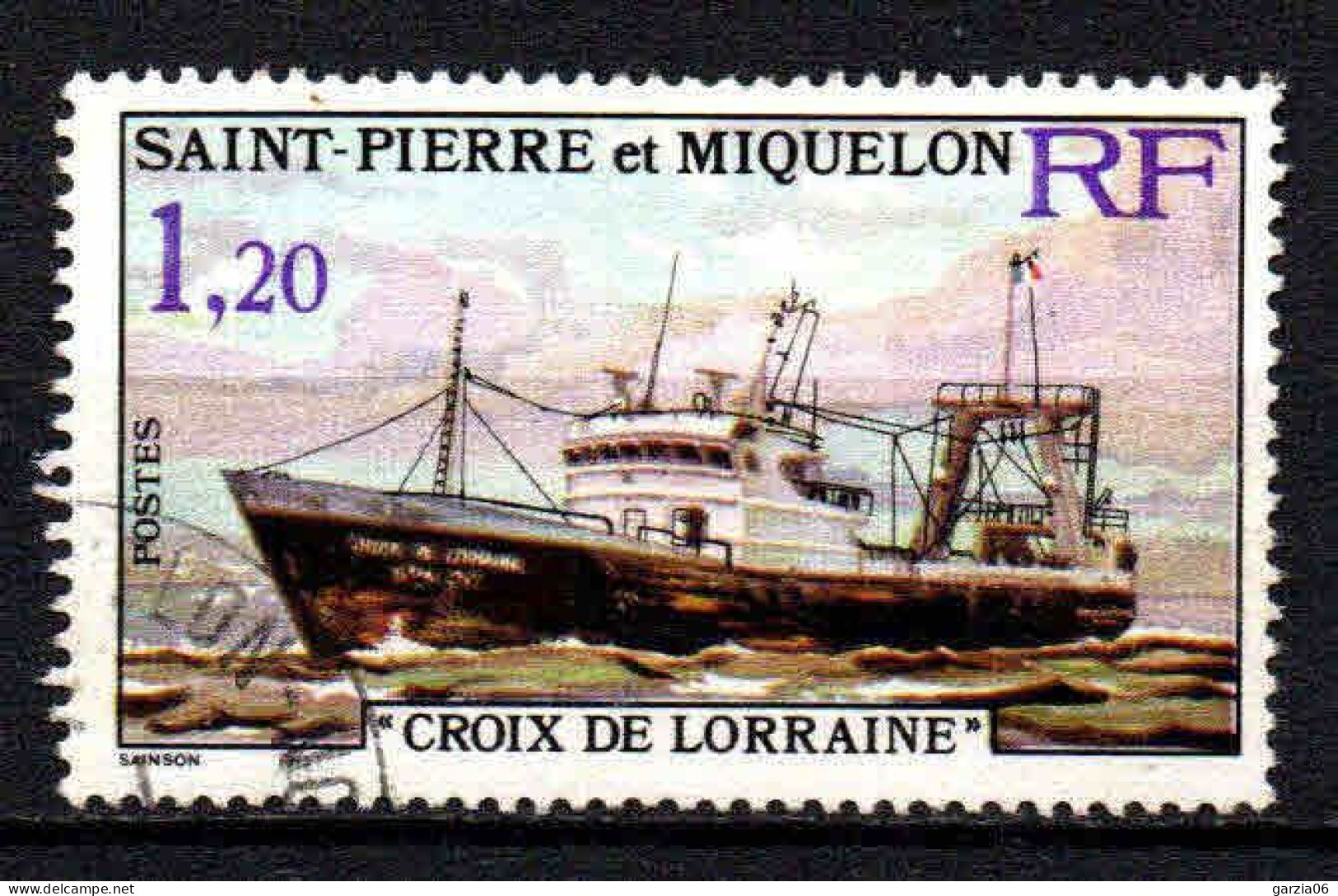 St Pierre Et Miquelon  - 1976  - Bateaux De Pèche   -  N° 453   - Oblit - Used - Gebruikt