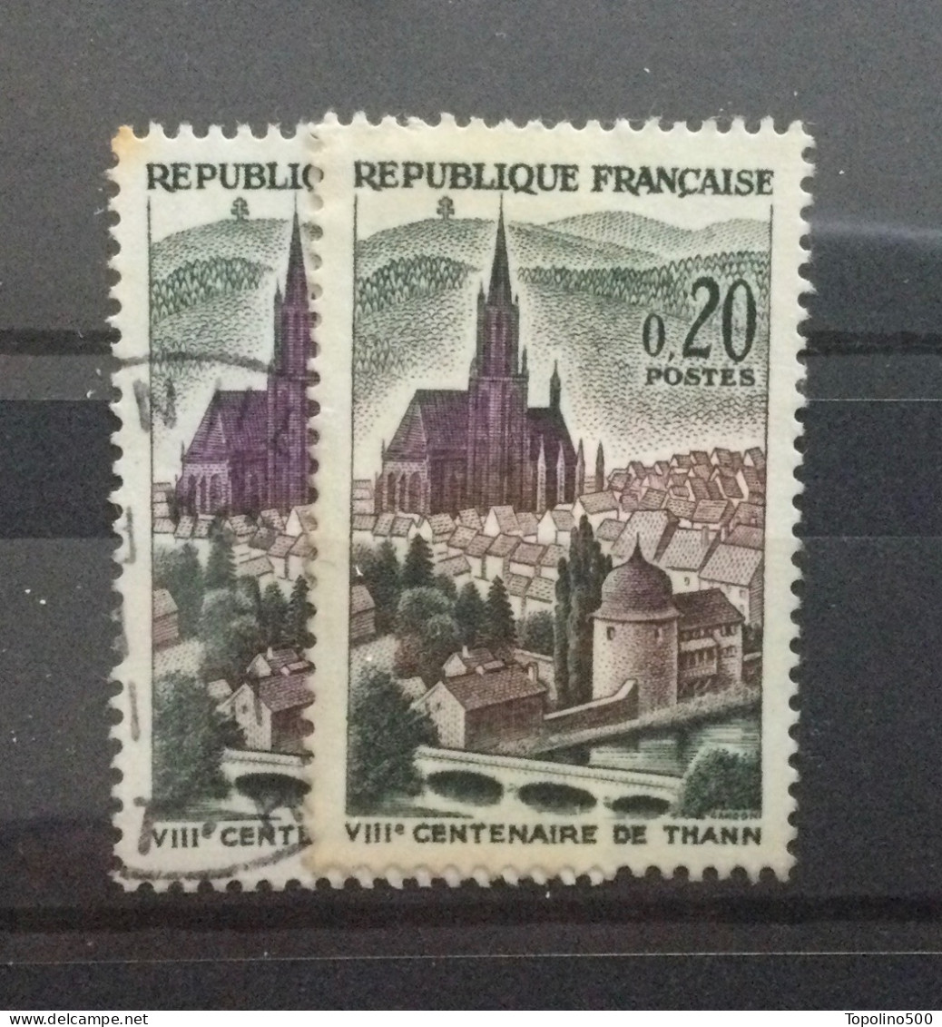 Num.1308 - (0,20Fr) Thann - Lot De 2 - Gebraucht