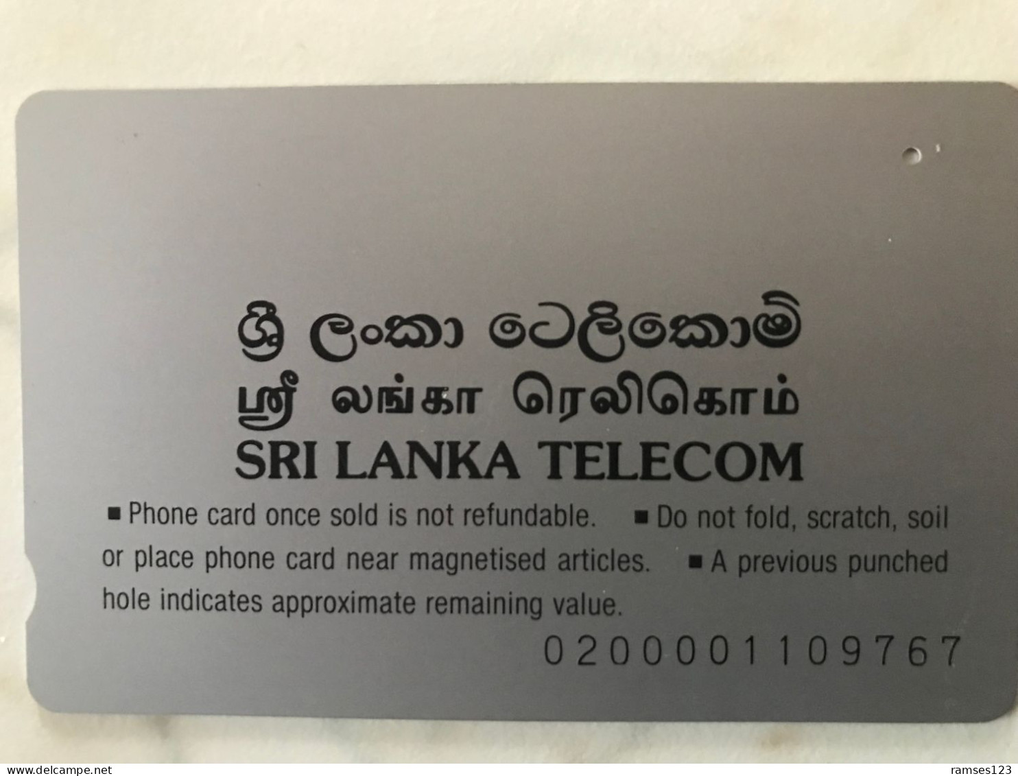 SRI LANKA    BIG VALUE   FLAMINGOS - Sri Lanka (Ceilán)