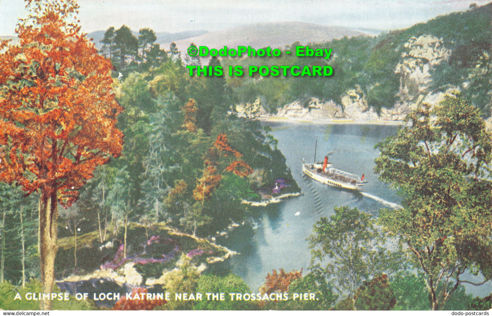 R392701 A Glimpse Of Loch Katrine Near The Trossachs Pier. J. B. White. The Best - Mundo