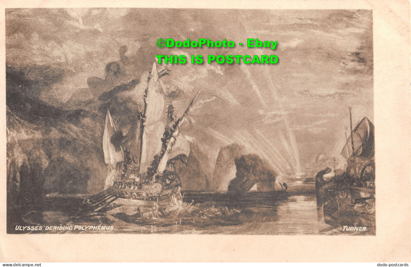 R392712 Ulysses Deriding Polyphemus. Turner. 1904 - Mundo