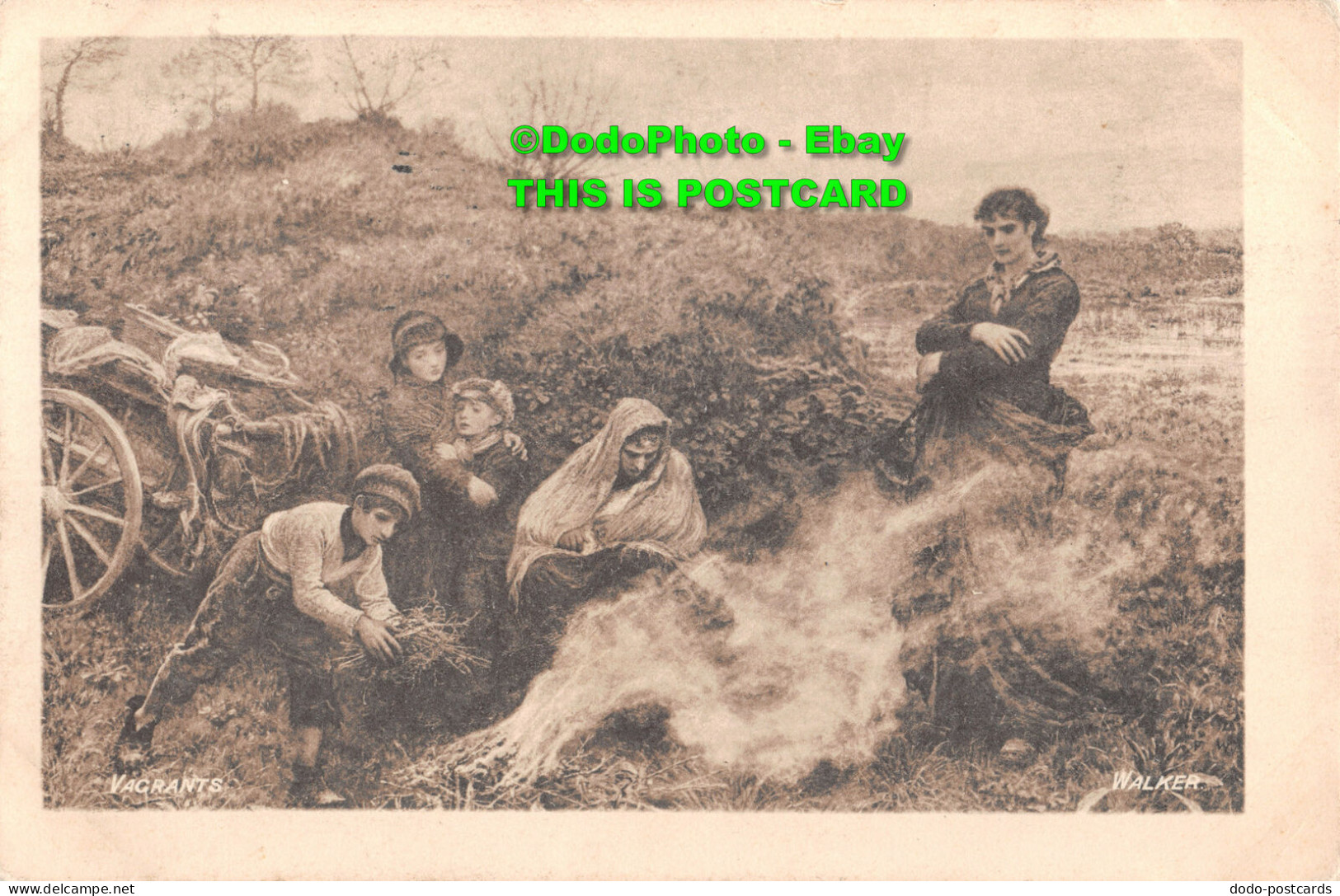 R392720 Vagrants. Walker. Postcard. 1904 - Mundo