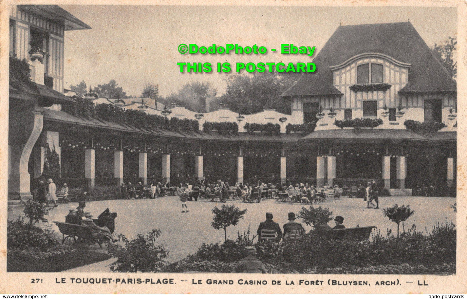 R392727 Le Touquet Paris Plage. Le Grand Casino De La Foret. Bluysen. Arch. LL. - Mundo