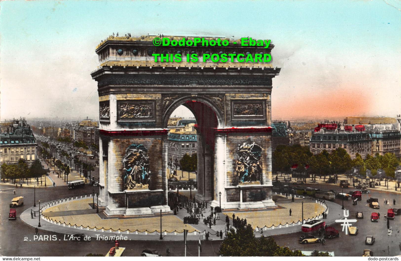 R392734 Paris. L Arc De Triomphe. U. A. T - Mundo