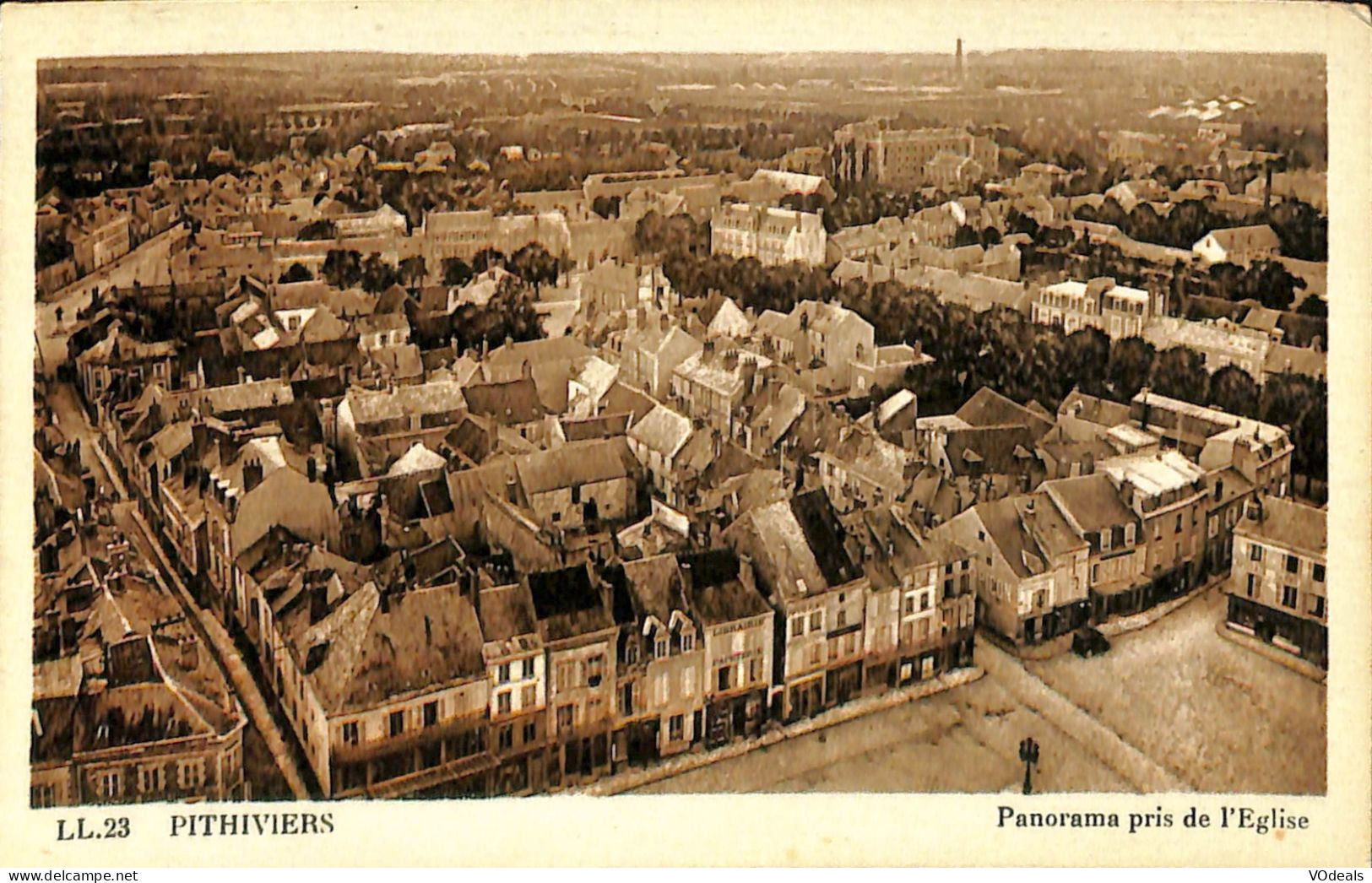 France - (45) Loiret - Pithiviers - Panorama Pris De L'Eglise - Pithiviers