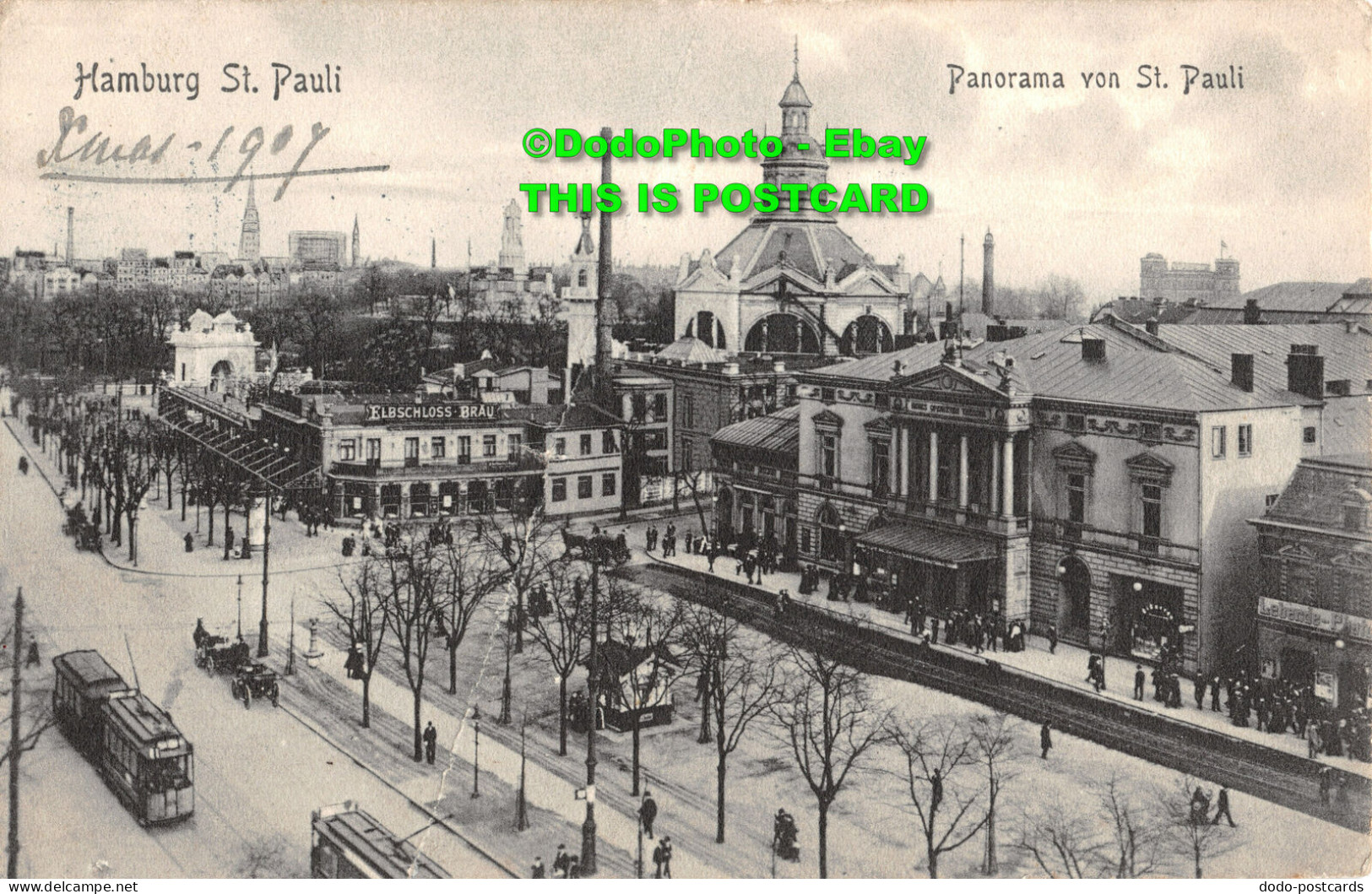 R392736 Hamburg St. Pauli. Panorama Von St. Pauli. C. Worzedialeck. No. 121 - Mundo