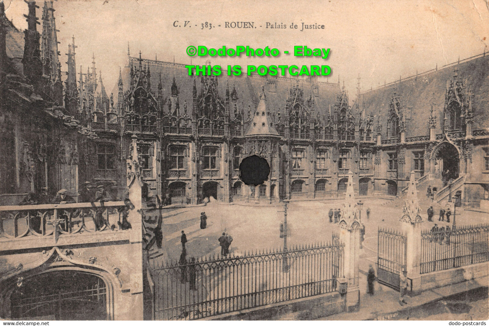 R392737 Rouen. Palais De Justice. C. V. 383. 1924 - Mundo