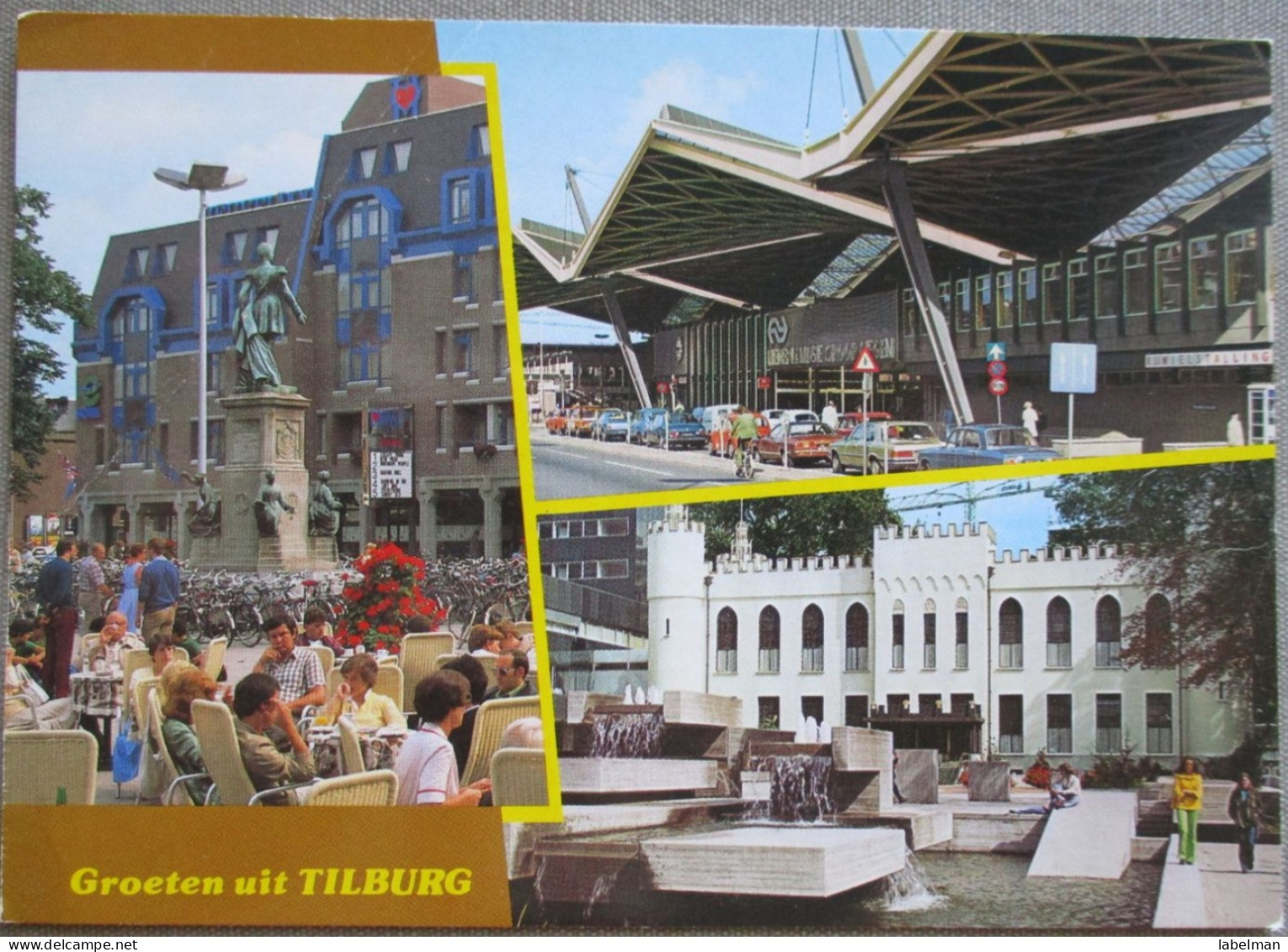 HOLLAND NETHERLAND NOORD BRABANT TILBURG MULTI VIEW POSTCARD CARTOLINA ANSICHTSKARTE CARTE POSTALE POSTKARTE CARD KARTE - Tilburg