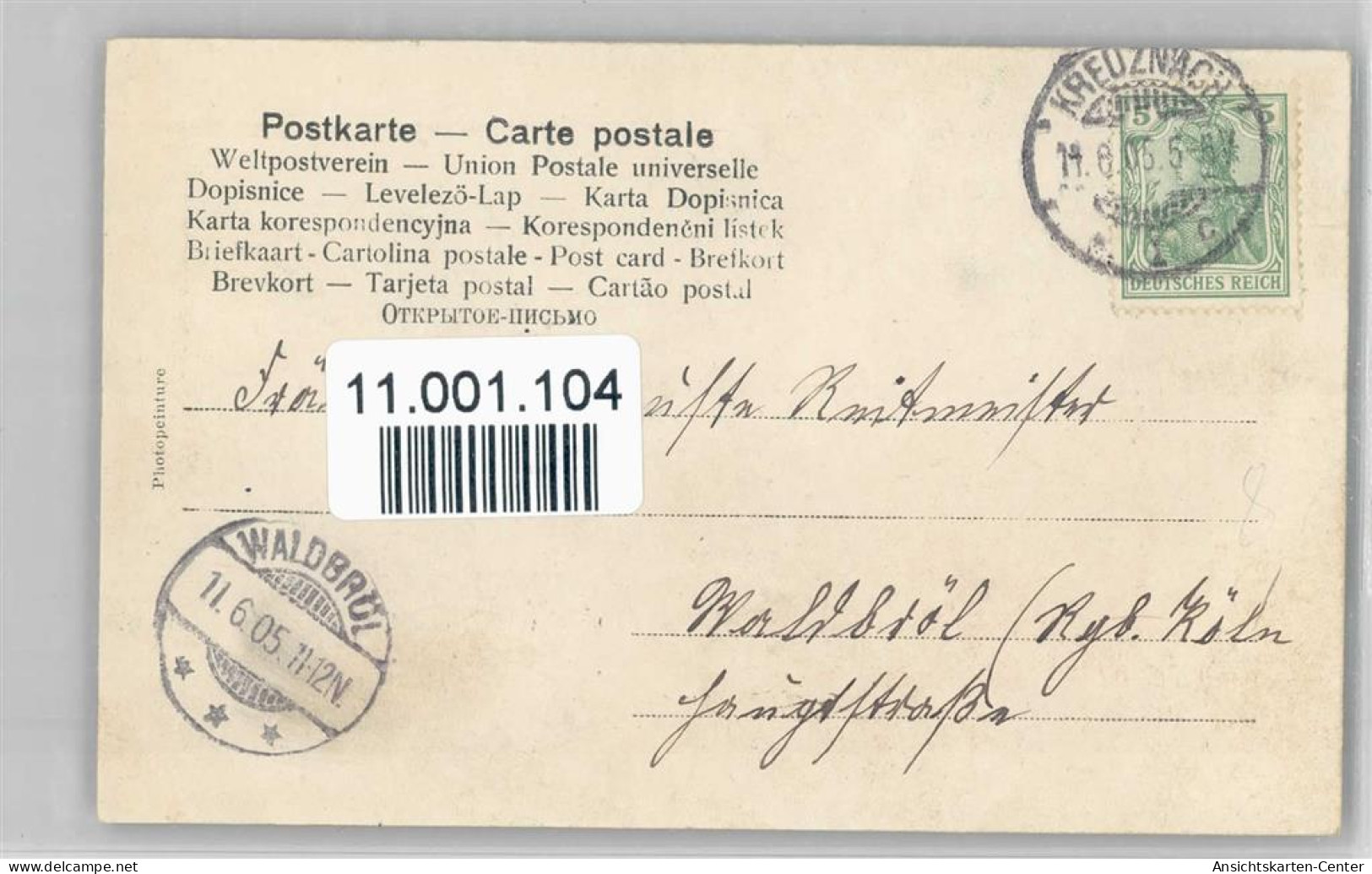 11001104 - Pfingsten 1905 AK  Landschaft - Pentecostés
