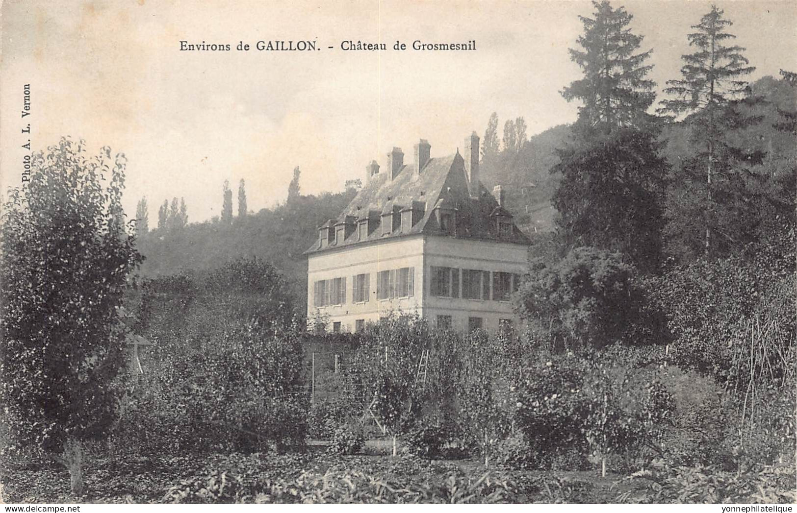 27 - EURE - Canton de GAILLON - LOT de 19 CPA - Château - LOT 27-49G