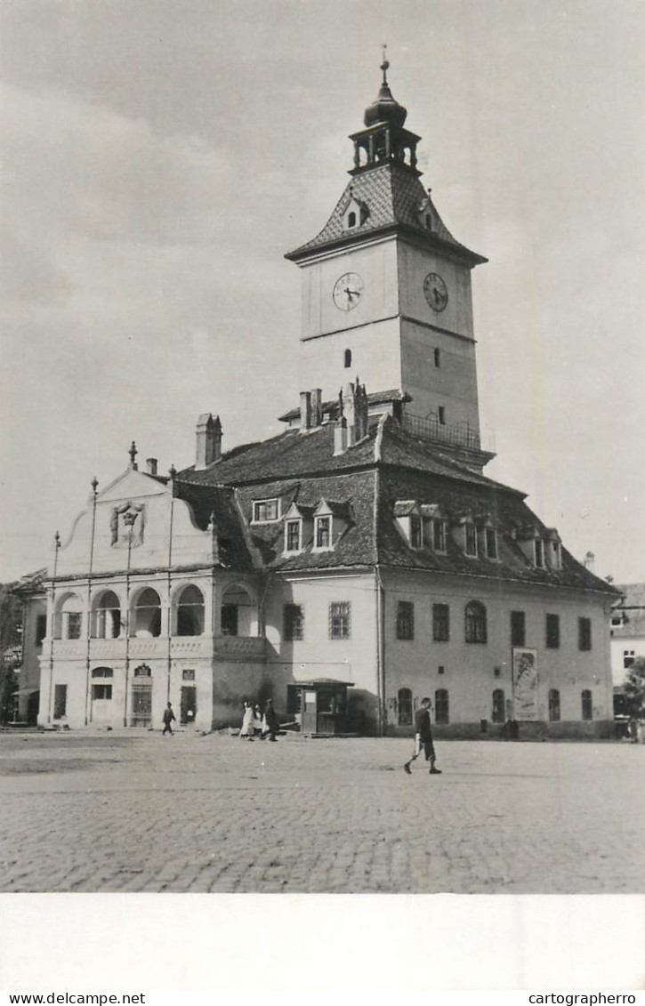 Postcard Romania Orasul Stalin Casa Sfatului - Romania