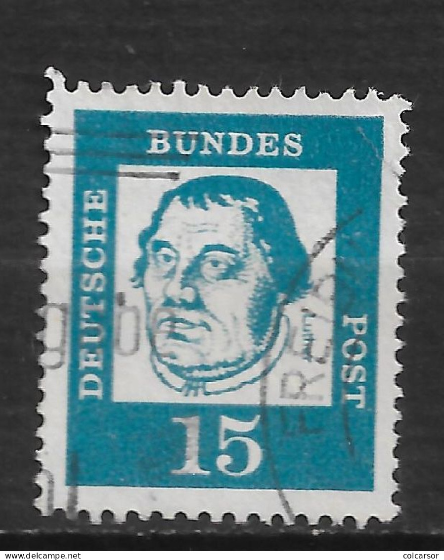 ALLEMAGNE FÉDÉRALE  N°   224 " LUTHER " - Oblitérés