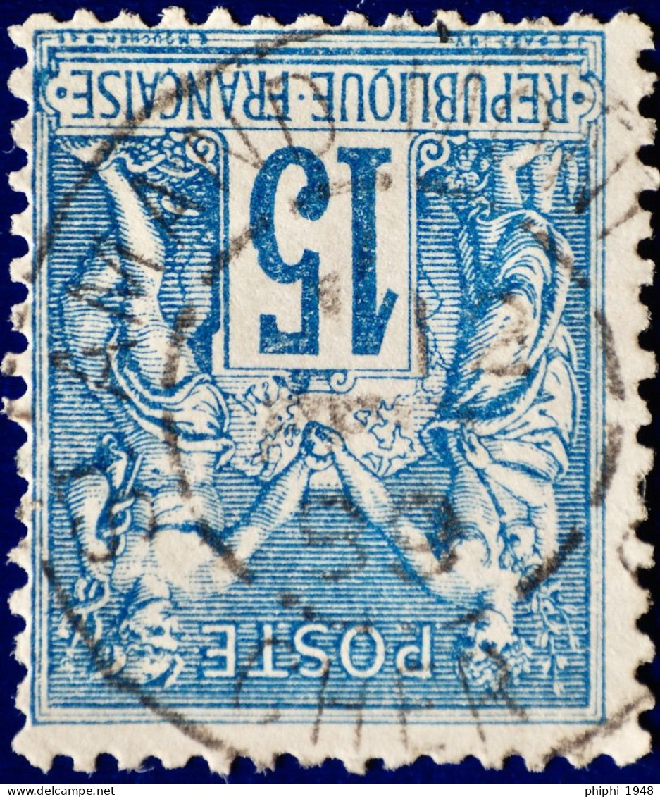 -Sage N°90 Type Ll Ob: ST AMAND-MONTROND.1889.( 17 ) - 1876-1898 Sage (Type II)