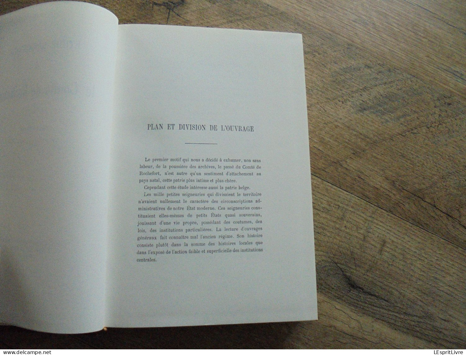 ETUDE HISTORIQUE SUR LE COMTE DE ROCHEFORT G Lamotte Régionalisme Seigneurie Seigneurs Droits Justice Eglise Histoire - Belgien