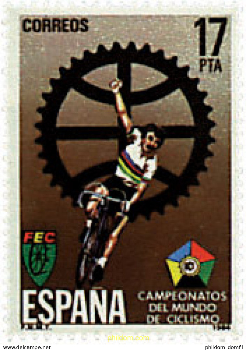 729483 HINGED ESPAÑA 1984 CAMPEONATO DEL MUNDO DE CICLISMO - Neufs