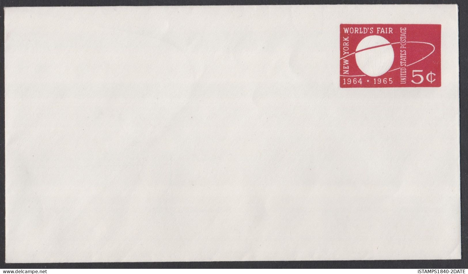 001241/ USA Postal Stationary 5c Worlds Fair New York 1964/5 Unused - Cartas & Documentos