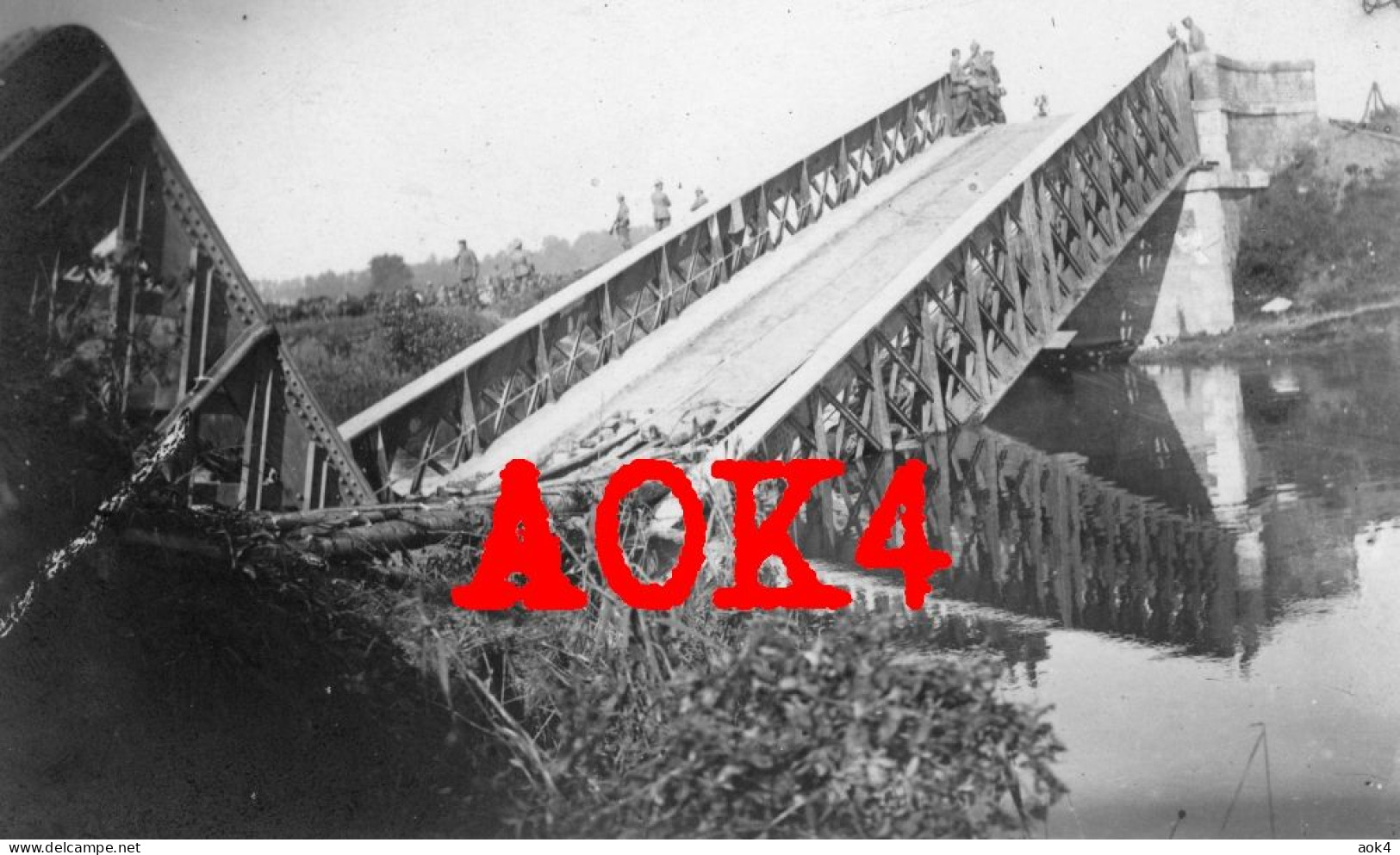 02 Aisne LA FERE Pont Canal Oise Occupation Allemande Nordfrankreich - Other & Unclassified