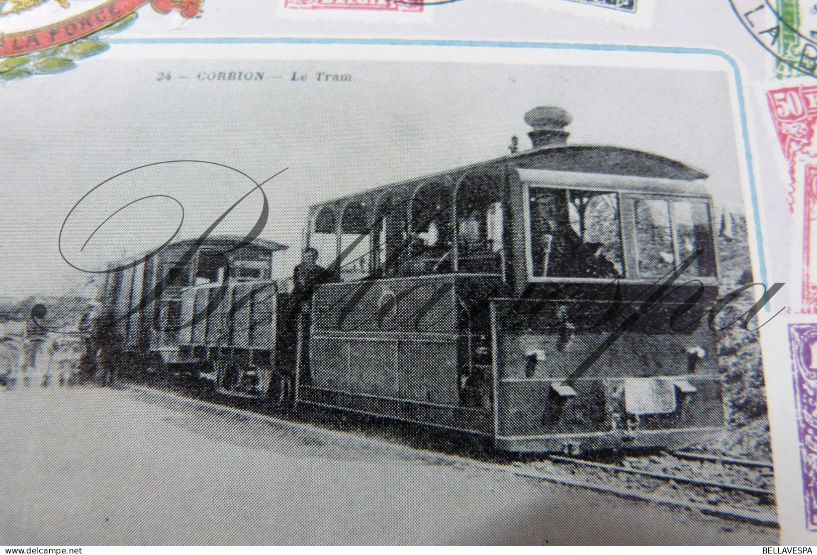 Union Fait La Force Souvenir 1927 Bruxelles Corbion Tram A Vapeur Stoomtram - Tram