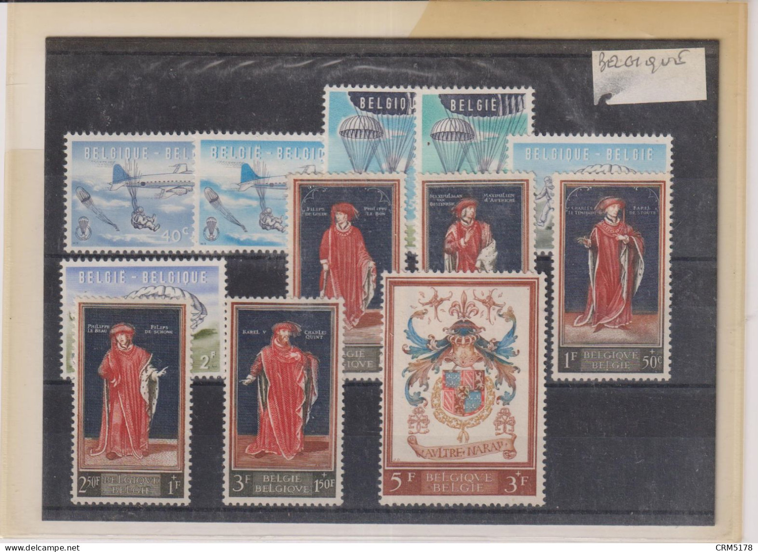 BELGIQUE-TP N° 1102/1107-1133/1138-X-TTB-1959 - Unused Stamps