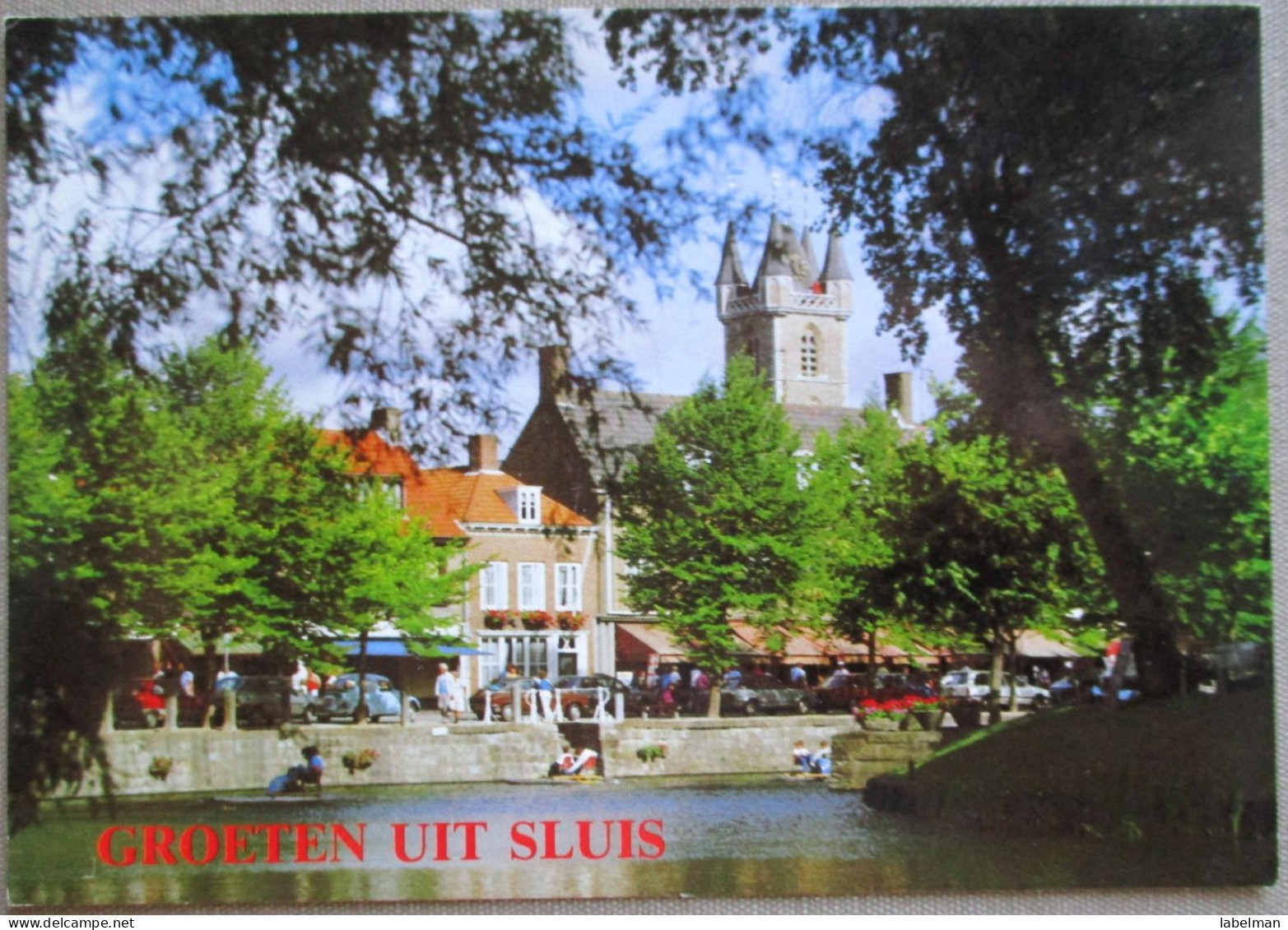 HOLLAND NETHERLAND ZEELAND SLUIS BELFORT BURG POSTCARD CARTOLINA ANSICHTSKARTE CARTE POSTALE POSTKARTE CARD KARTE - Sluis