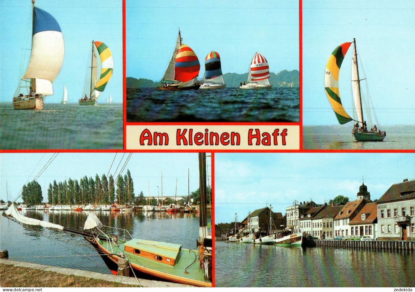 H1266 - TOP Ückermünde Am Kleinen Haff - Segelboot - Bild Und Heimat Reichenbach Qualitätskarte - Ueckermuende