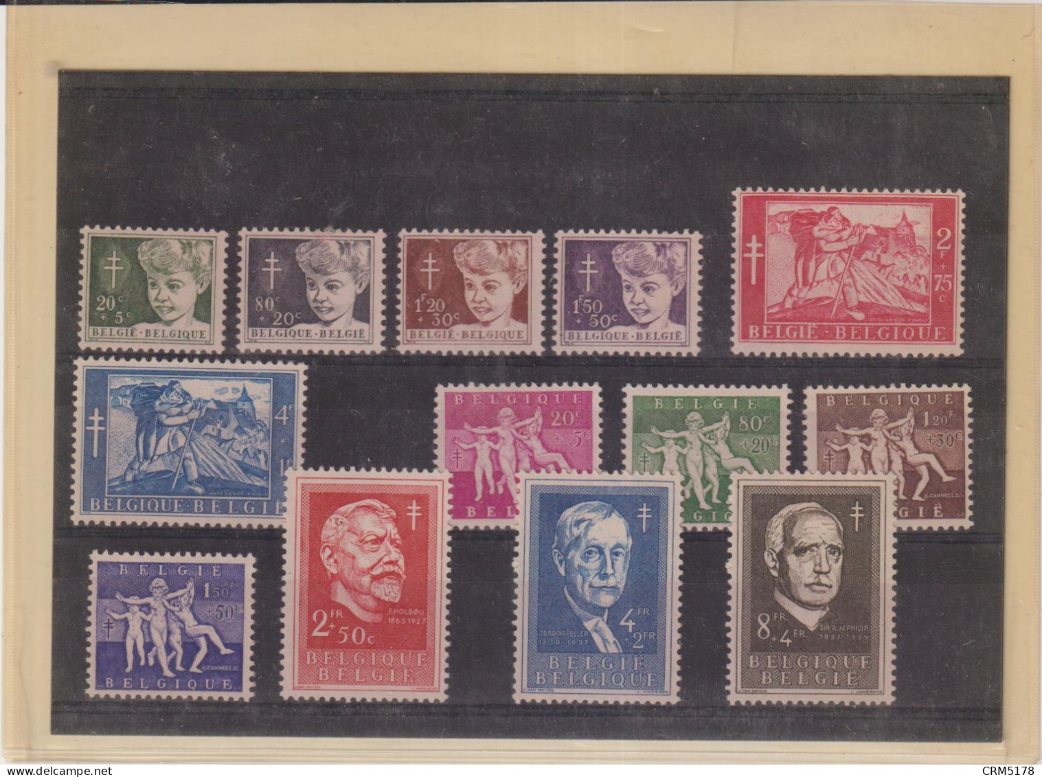 BELGIQUE-TP N° 955/960-979/985-X-TTB-1954 - Unused Stamps