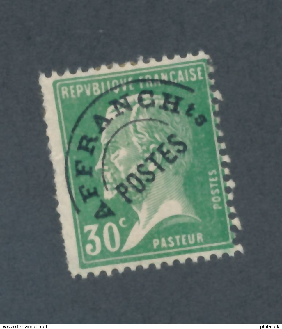 FRANCE - PREOBLITERE N° 66 NEUF* AVEC CHARNIERE - COTE : 32€ - 1922/27 - 1893-1947