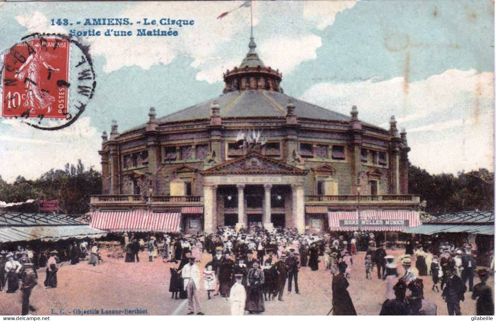 80 - Somme - AMIENS -  Le Cirque - Sortie D Une Matinée - Amiens