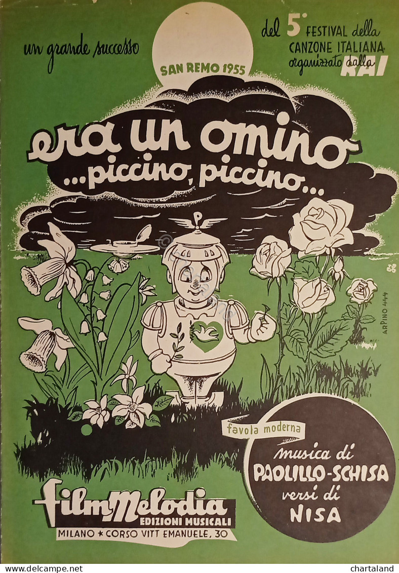 Spartiti - Era Un Omino..Piccino Piccino - Favola Moderna Di Paolillo-Schisa  - Non Classés