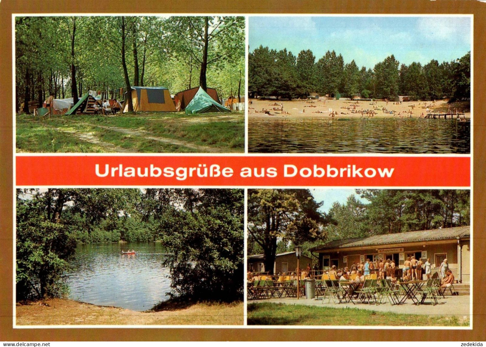 H1268 - TOP Dubbrikow Campingplatz Konsum Gaststätte - Bild Und Heimat Reichenbach - Luckenwalde