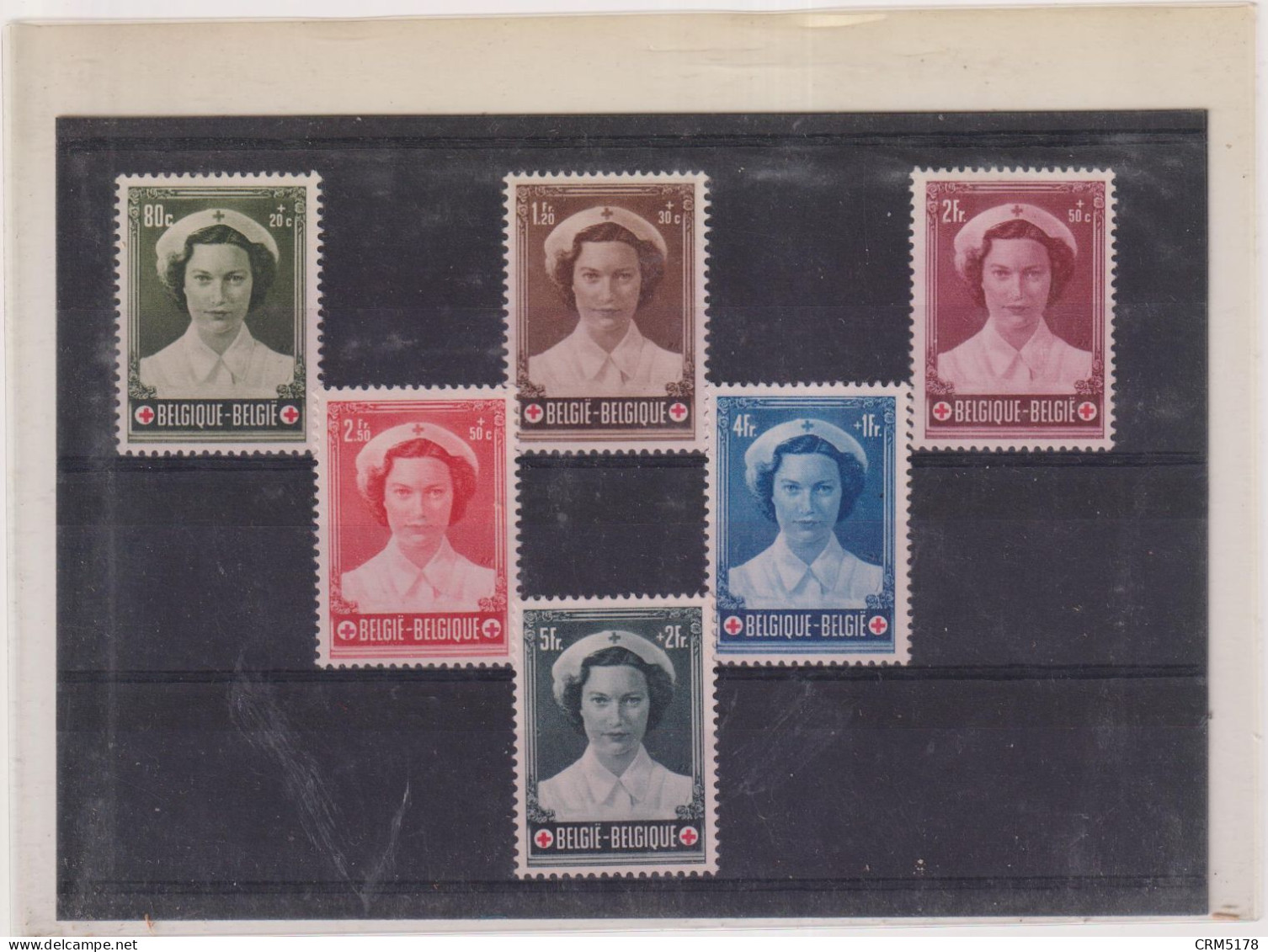 BELGIQUE-TP N° 912/917-X-TTB-1953 - Unused Stamps