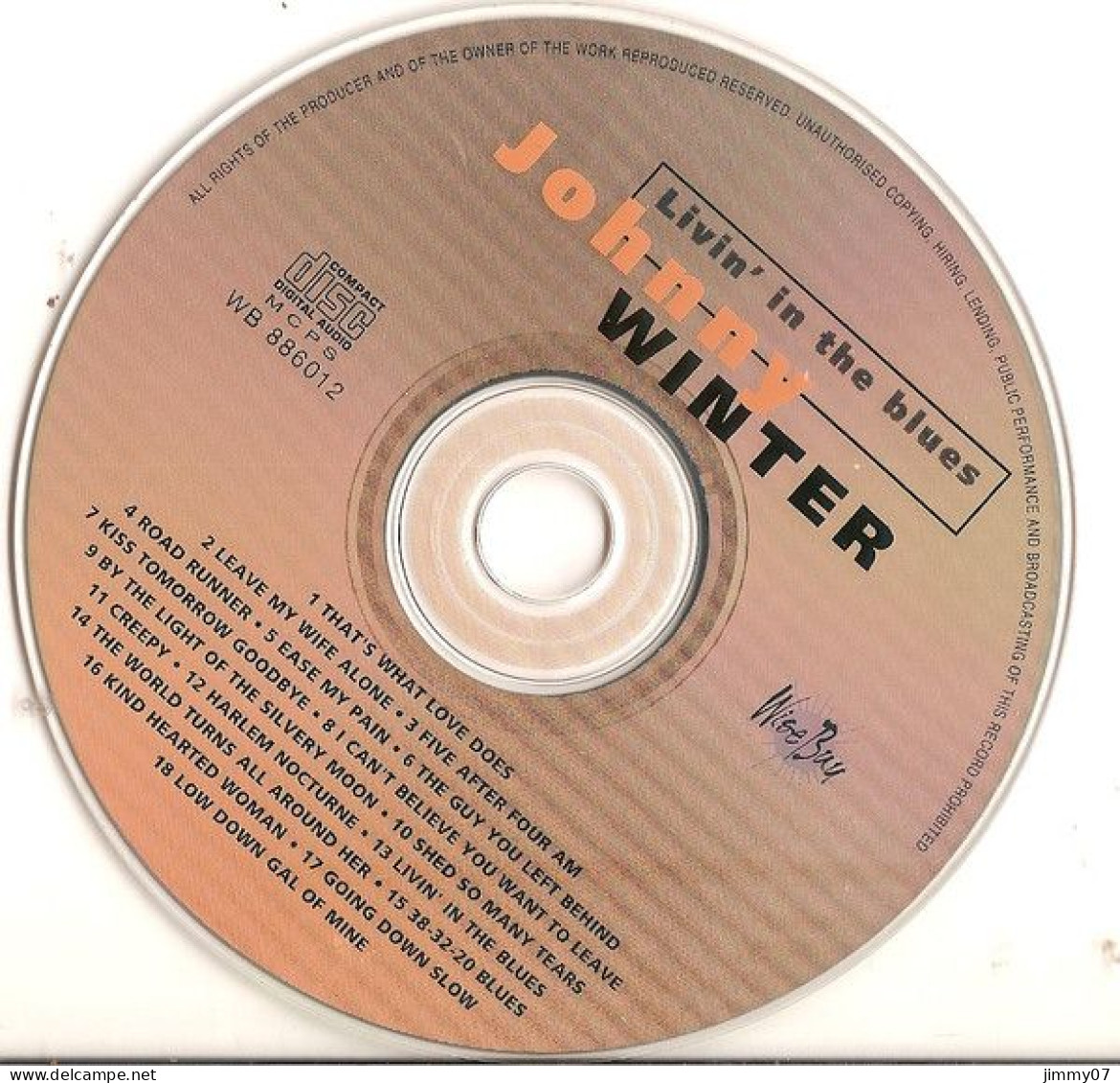 Johnny Winter - Livin' In The Blues (CD, Comp) - Blues