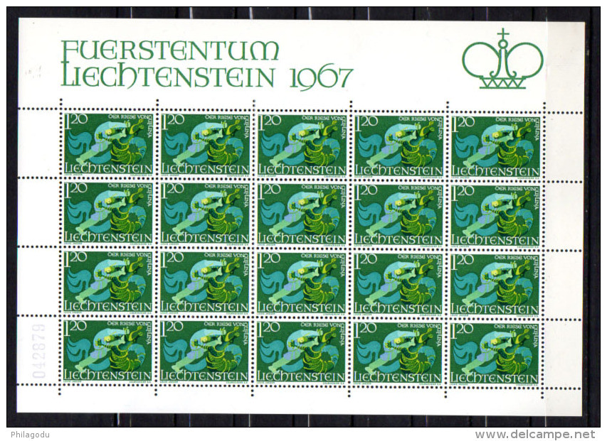 1967  Légendes, Europa , 3 Feuillets De 20 Tp Des  Y&T. 422 – 423 – 424 - 425**, PRIX POSTE  44,- CHF - Unused Stamps