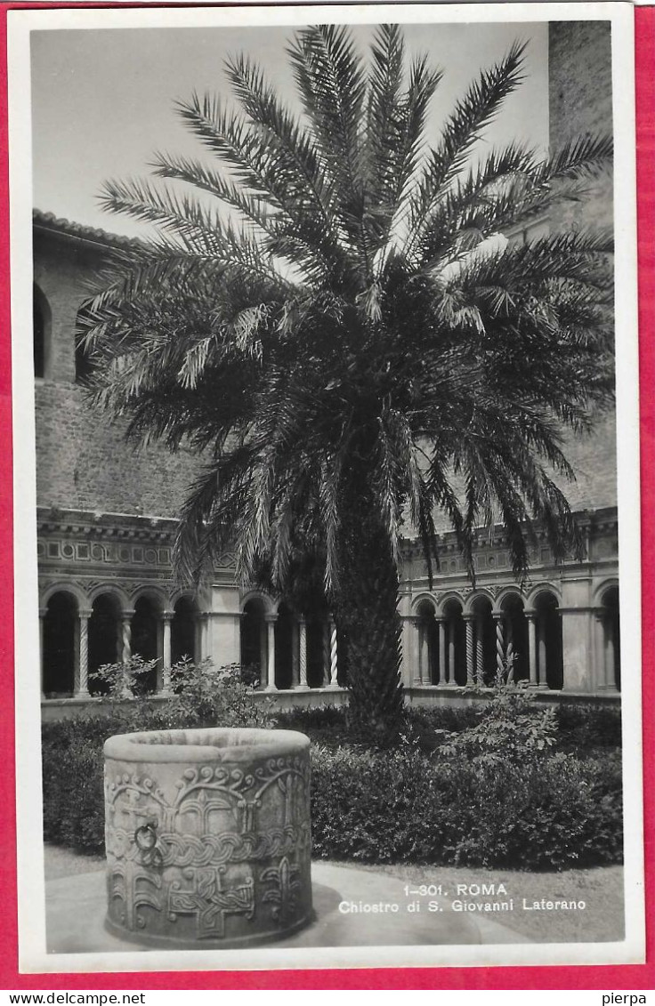 ROMA - CHIOSTRO DI S. GIOVANNI IN LATERANO - FORMATO PICCOLO - EDIZIONE ORIGINALE BRUNNER COMO - NUOVA - Chiese